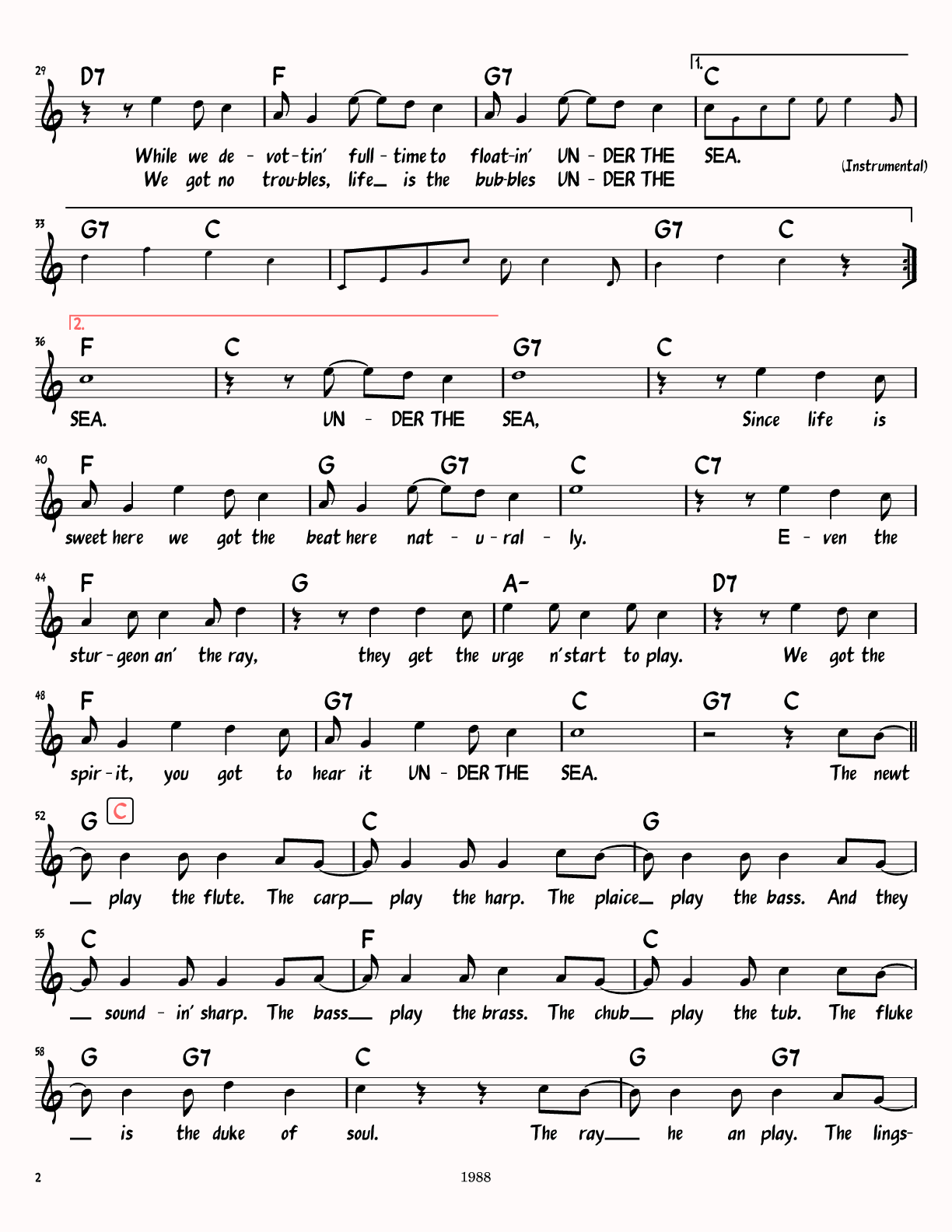 Sheet Music